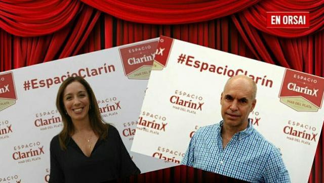 Vidal y Larreta le pegan a los maestros desde un evento de Clarín