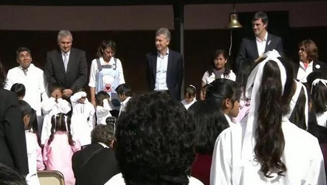 Como fue el acatamiento al paro en Jujuy, donde Macri junto a Morales inauguró el ciclo lectivo 2017