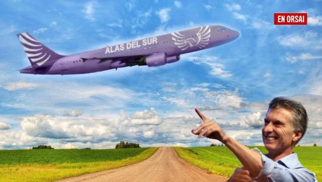 Macri le dio rutas a una low cost integrada por un costurero y una jubilada