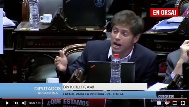 Axel Kicillof a Marcos Peña: 