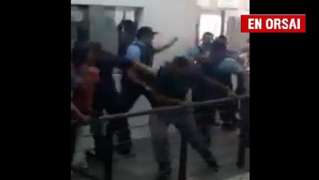 Policía reprimió a trabajadores de Task Solution en Córdoba