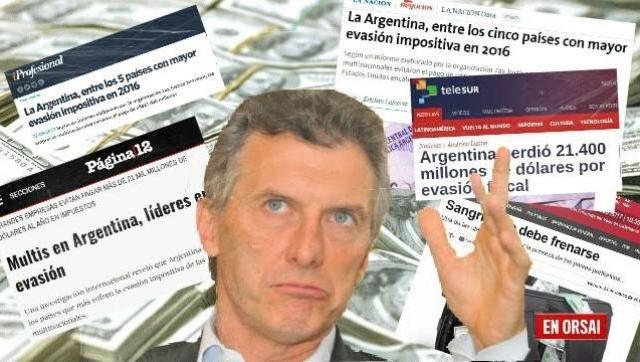 La Argentina, entre los cinco países con mayor evasión impositiva