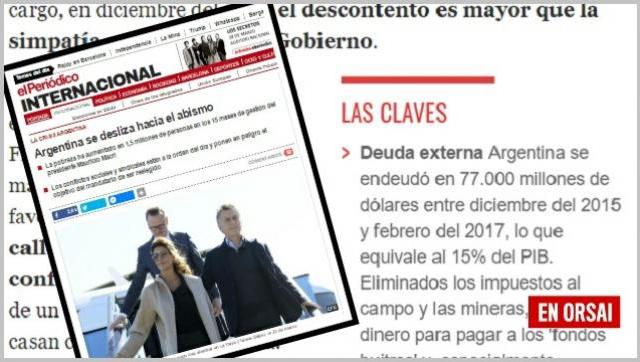 Un diario español destroza a Macri: 