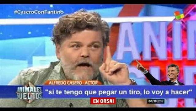 Macri fascinado con la locura asesina de Alfredo Casero