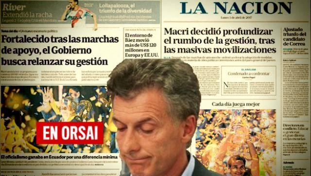 El periodismo oficialista en su intento por hacer arrancar al Gobierno