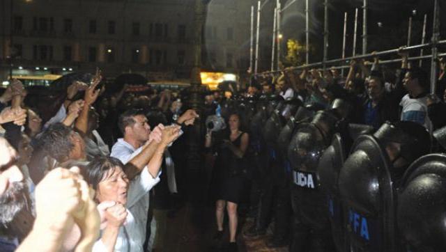 Video: así fue como comenzó la represión a los docentes