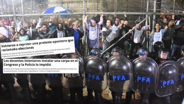 Para Télam hay “impedimentos” y “represiones”, depende del lugar