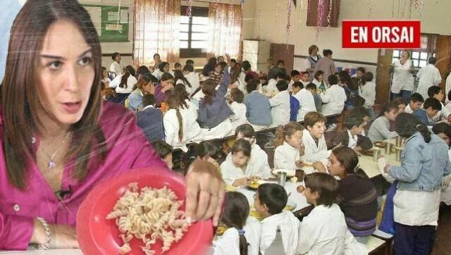 Vidal: 24 fideos tirabuzones por chico en los comedores escolares de Provincia