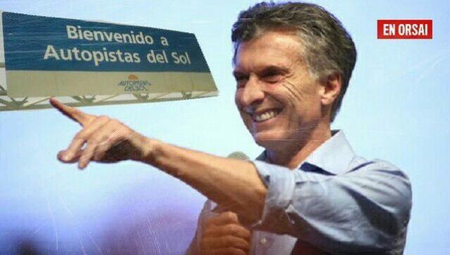 Macri valorizó su empresa Autopistas del Sol con los terribles aumentos, y ahora la vende