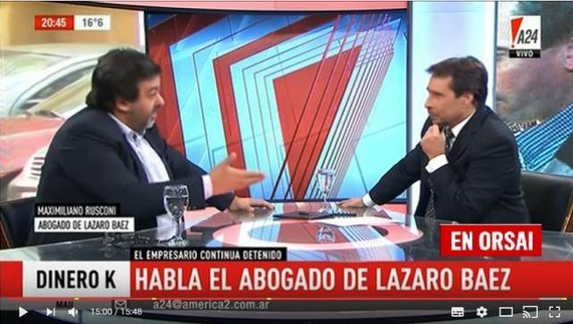 El abogado de Lázaro Báez le paró el carro a Feinmann y derribó sus mentiras 