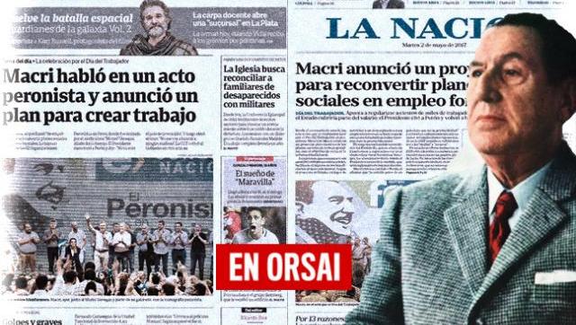 Los medios oficialistas en la terea de peronizar a Macri para sumar votos
