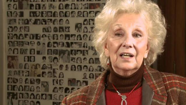 Carlotto rechazó la reconciliación que promueve la Iglesia con los genocidas