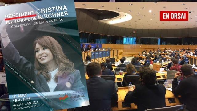 Con un vibrante discurso Cristina jugó de local en el Parlamento Europeo