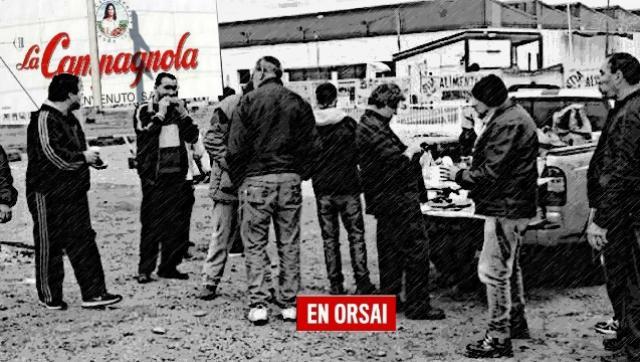 Bloqueo en La Campagnola por despido de trabajadores y vaciamiento 