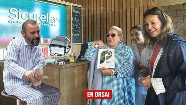 Carrió hizo el timbreo en un centro de estética con la hermana de Campagnoli