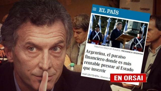 El País de España advierte que Argentina se convirtió en la capital de la timba financiera