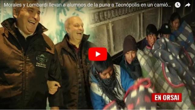 Así lleva el gobierno de Macri a los niños de la puna a visitar Tecnópolis