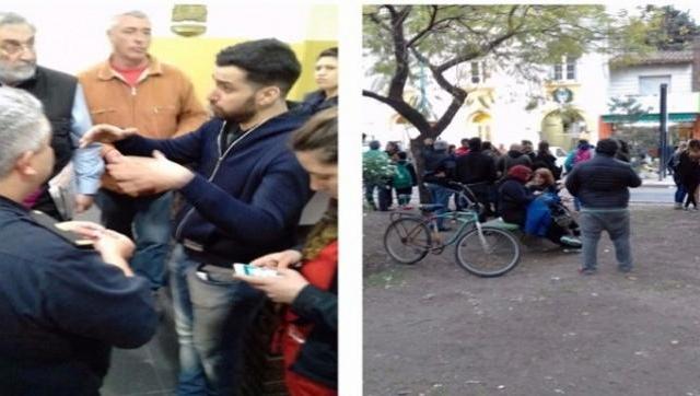 La policía entró a una escuela y quiso detener a un docente por hablar de Santiago Maldonado