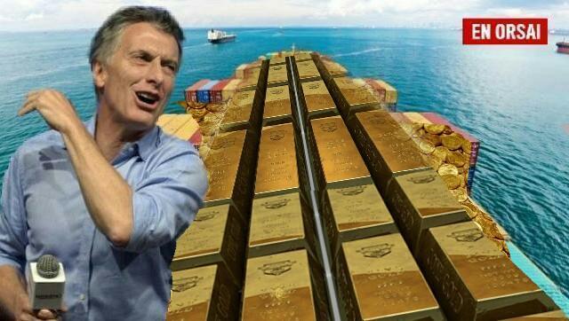Macri decidió enviar nuestras reservas en oro a Londres para garantizar el pago de la deuda externa
