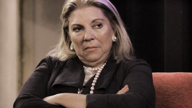 Carrió autentica: le dio risa el cuerpo, habló de Walt Disney e hizo campaña con Maldonado