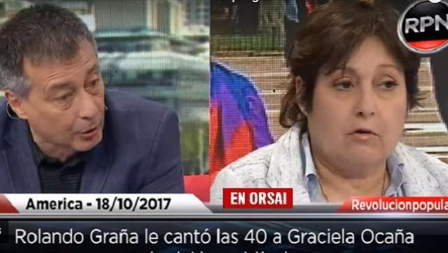 Rolando Graña destrozó a Graciela Ocaña en el programa de Pamela