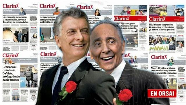 El 71% de las tapas de Clarín fueron a favor del gobierno