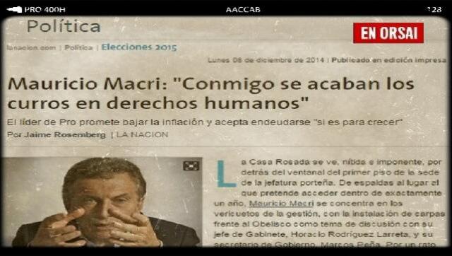 Macri y los suyos preparan un ataque contra los DD.HH