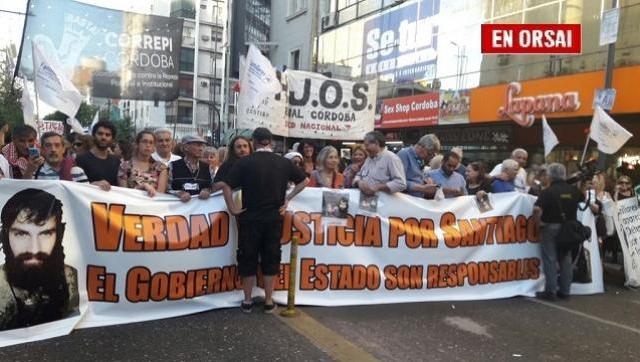 Córdoba: persiguen a los que piden justicia por Santiago Maldonado