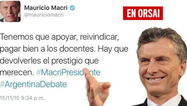Menos derechos: Macri eliminó la paritaria nacional docente por decreto