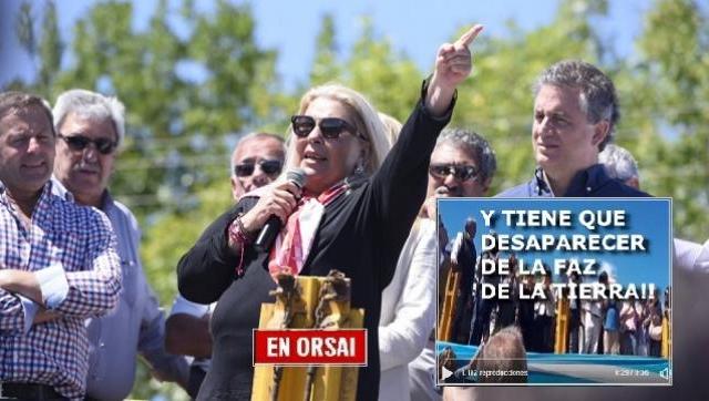 Carrió pidió por la reelección de Macri y defendió a Etchevehere