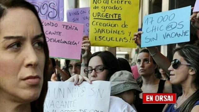Llegaron al poder a base de mentiras: más de 80 mil chicos sin vacantes en la Provincia de Vidal