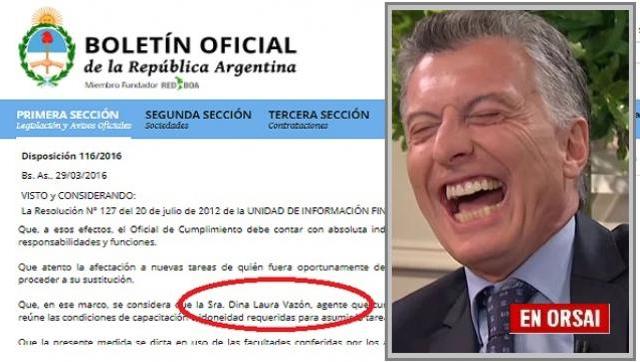 Macri nombró a su cuñada en el Ministerio de Justicia