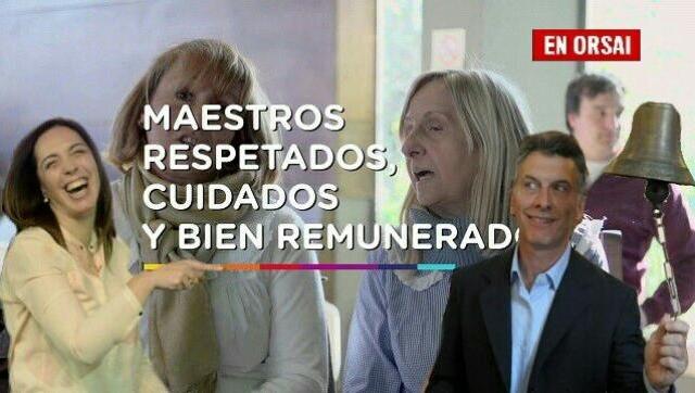 El salario docente con Macri y Vidal entre los peores del ranking de la OCDE