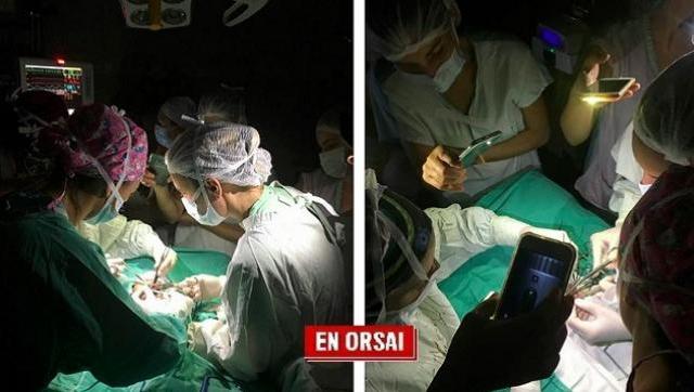Gravísimo: en el Hospital de Niños de La Plata tuvieron que operar a una niña con luz de celular