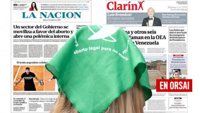 Medios oficialistas atacan al movimiento feminista para frenar el proyecto de aborto legal