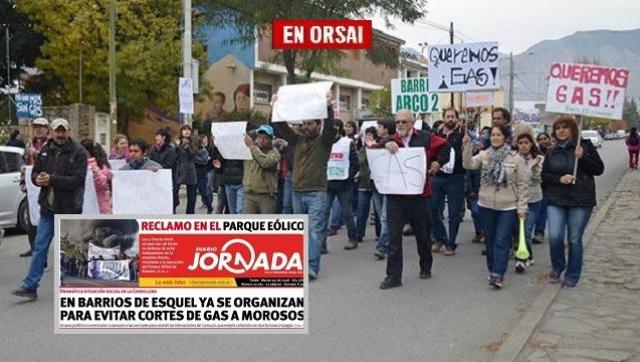 Chubut: vecinos se organizan para resistir los cortes de gas