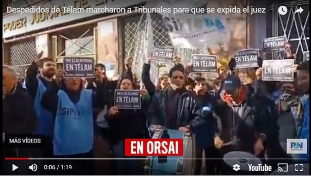 La justicia ordena reincorporar a los despedidos de Télam