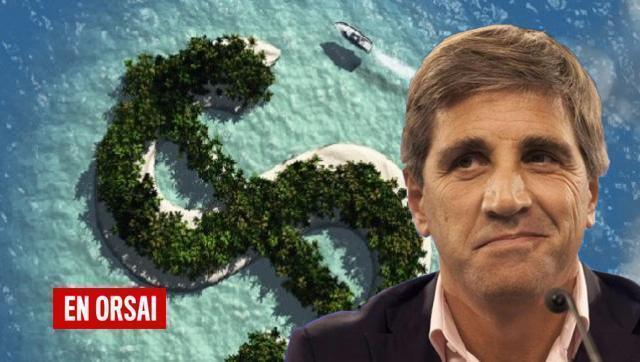 Encuentran a Caputo en una playa en plena crisis del dólar