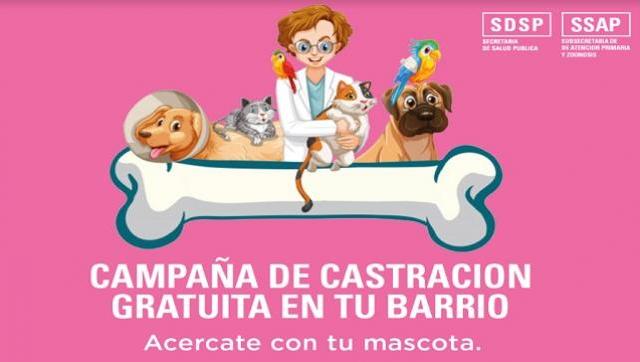 La Municipalidad de Merlo desarrolla la Campaña de Castración Animal gratuita en los barrios del distrito