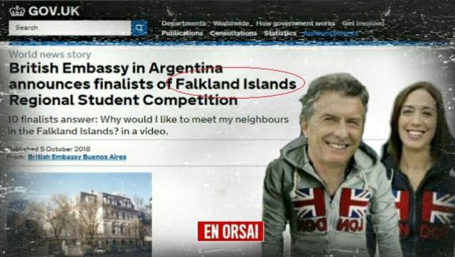 Nueva provocación de la embajada británica en Argentina: organiza un 