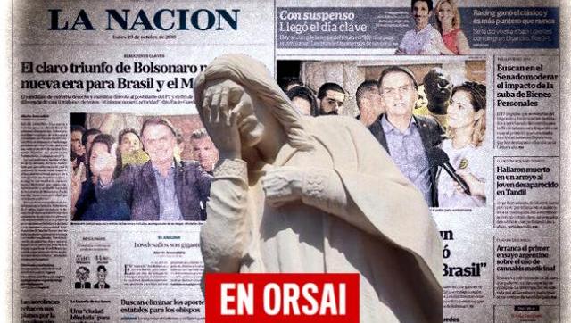 Los medios oficiales argentinos celebran la victoria de Bolsonaro