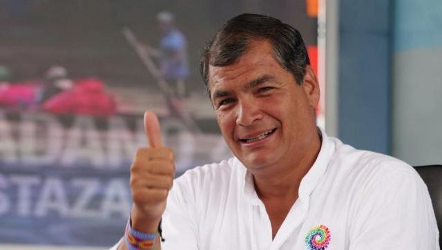 Rafael Correa solicita asilo en Bélgica