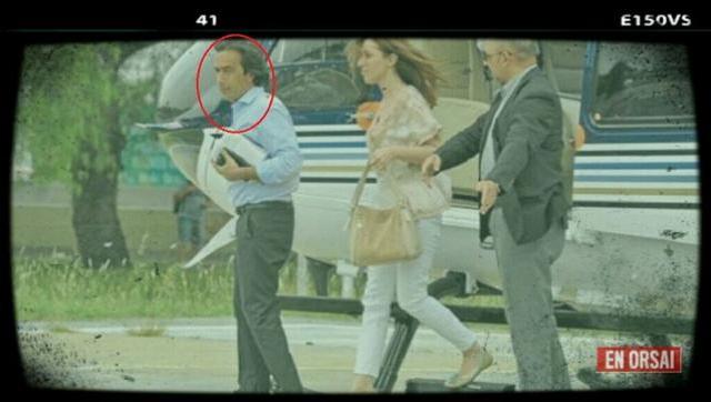 Vidal y la costumbre de volar con empresarios contratistas de obra pública