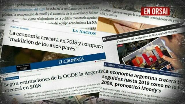 Así proyectaban la economía argentina para 2018 los que supuestamente 