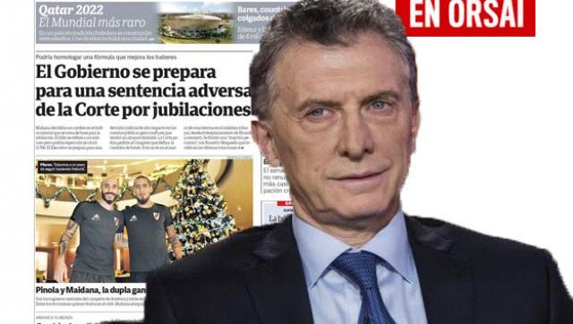 La tapa de Clarín adelanta un fallo de la Corte Suprema que complica al Gobierno