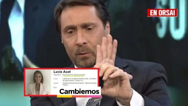 Feinmann mete a trabajar a su novia para el gobierno y el sueldazo se lo pagamos todos