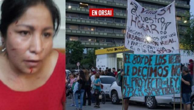 Patota del PRO: Tajearon a la mujer que escrachó a Larreta en la Villa 31