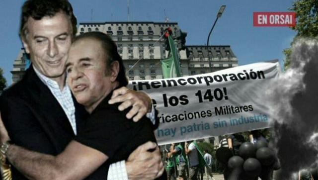 Privatización de Fabricaciones militares: “Macri vino a terminar lo que empezó Menem”