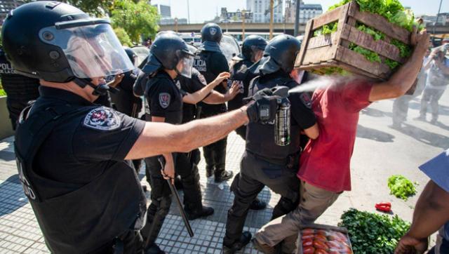 Emotiva carta de un trabajador reprimido por Larreta en el verdurazo