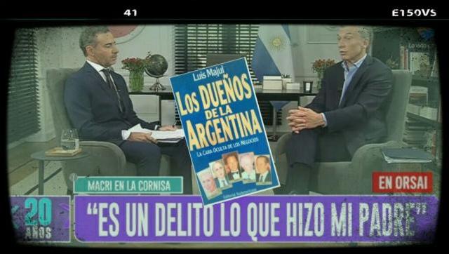 Lo que no le repreguntó Majul a Macri estaba en su propio libro